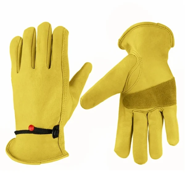 Cowhide Leather Work Safety Protection Gloves Welding
