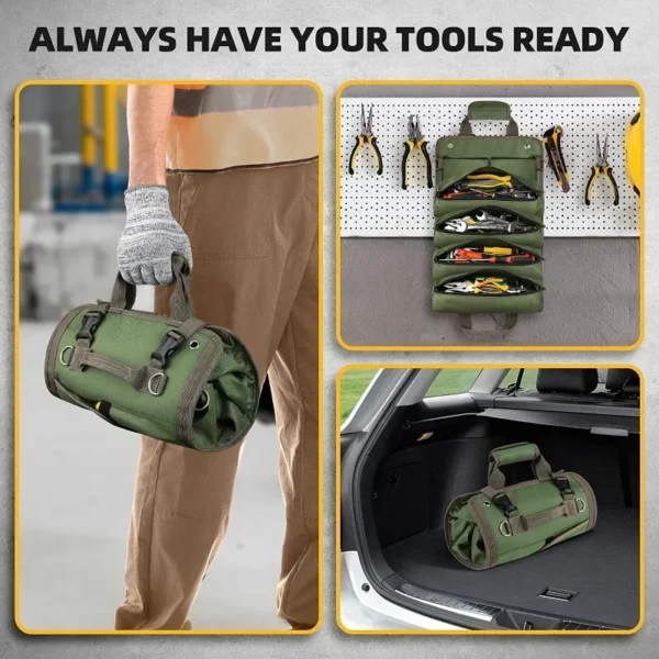 Multi-Purpose Tool Bag High Quality Professional Multi Pocket Hardware Tools - Image 2