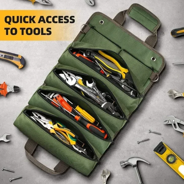 Multi-Purpose Tool Bag High Quality Professional Multi Pocket Hardware Tools - Image 3