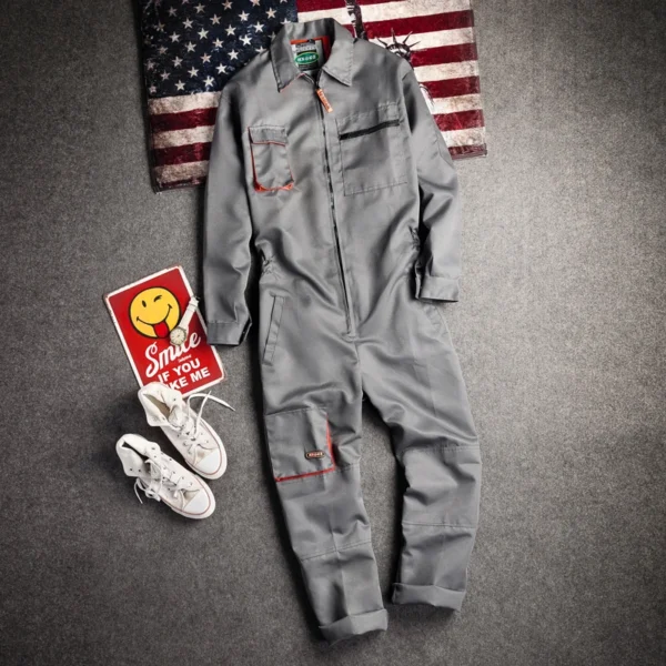New Men's Long Sleeve Zipper Pocket Business Suit - Image 4