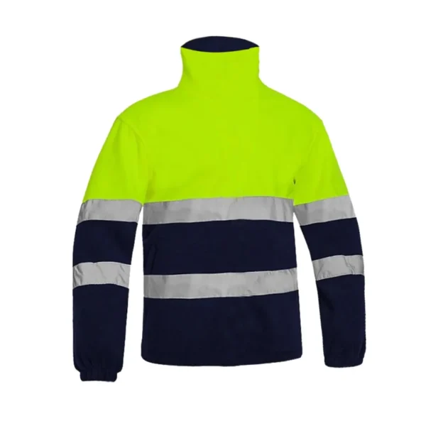 Men's Windproof Wool Coat Winter Warm Work Safety - Image 3