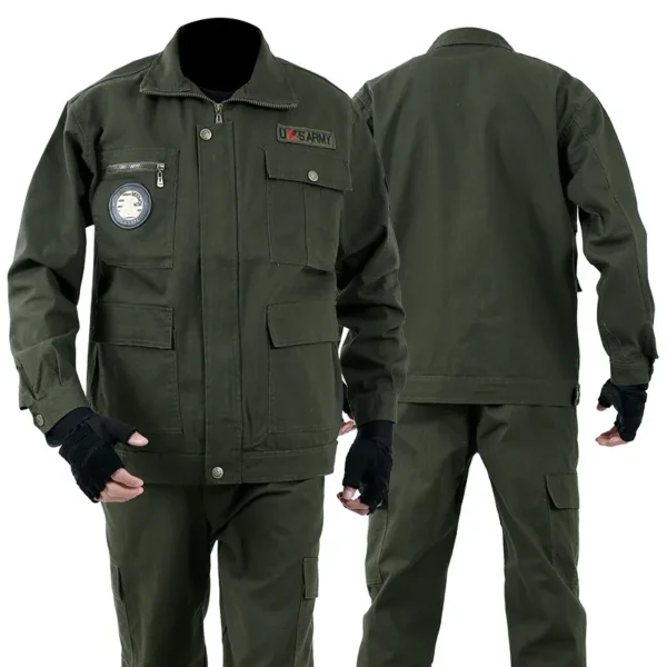 Worker's protective jacket pure cotton wear-resistant suit